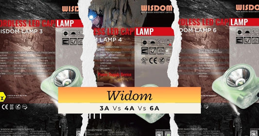 Wisdom 3A Vs 4A Vs 6A Cordless Cap Lamps comparison