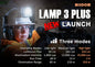 Wisdom 3A Plus Cordless Cap Lamp - Professional Mining & Outdoor Headlamp
