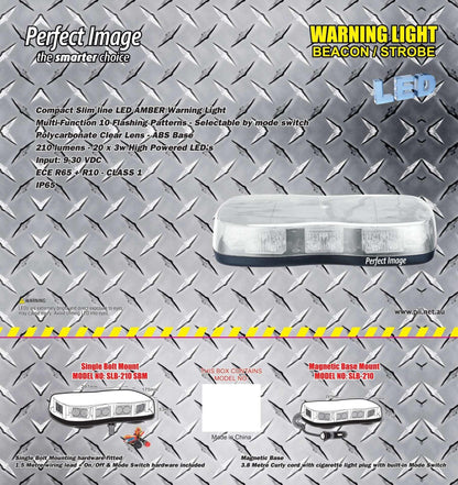 LED Amber Warning Light - Perfect Image 