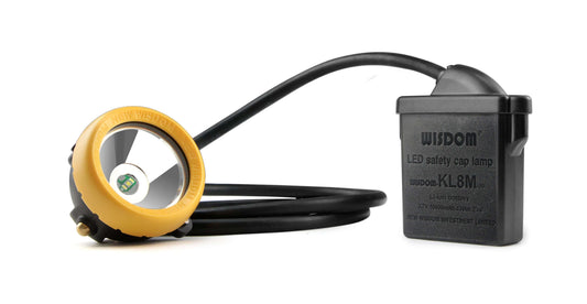 Wisdom KL8M Miners Cap Lamp